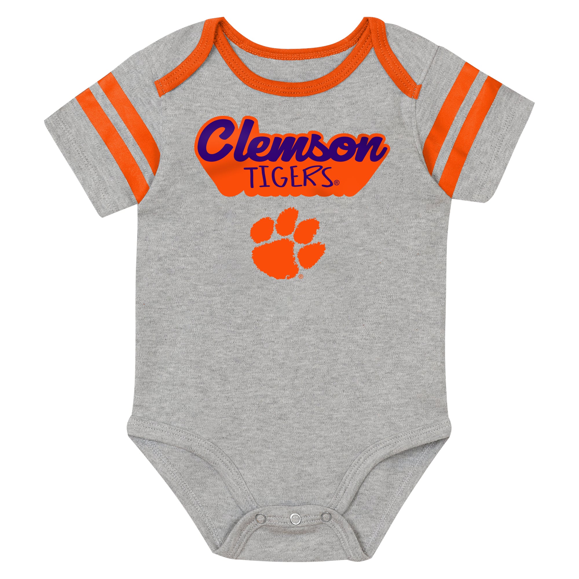 Newborn Outerstuff  Orange Clemson Tigers Star Player Three-Piece Bodysuit Set