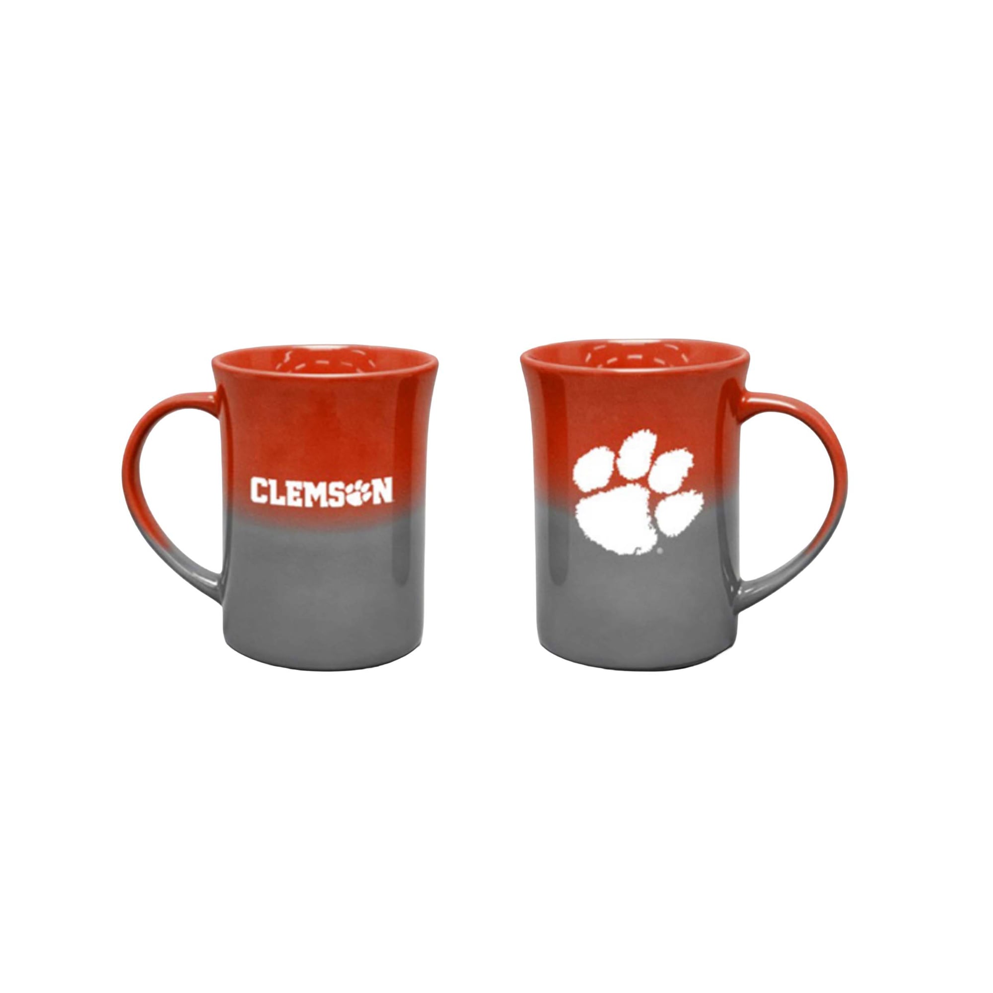 Ensemble de deux tasses en céramique ombrées de 44 cl (15 oz) The Memory Company Clemson Tigers