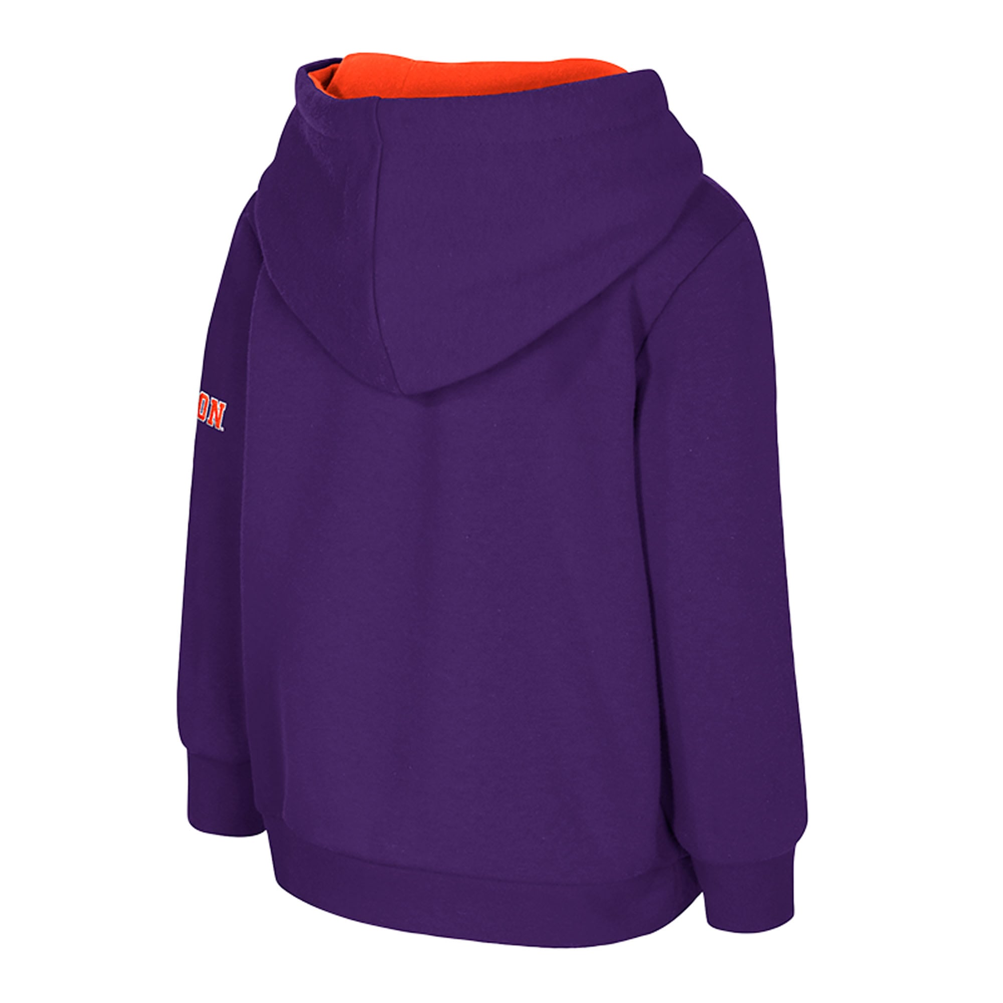 Toddler Colosseum Purple Clemson Tigers Big Logo Fleece Pullover Hoodie