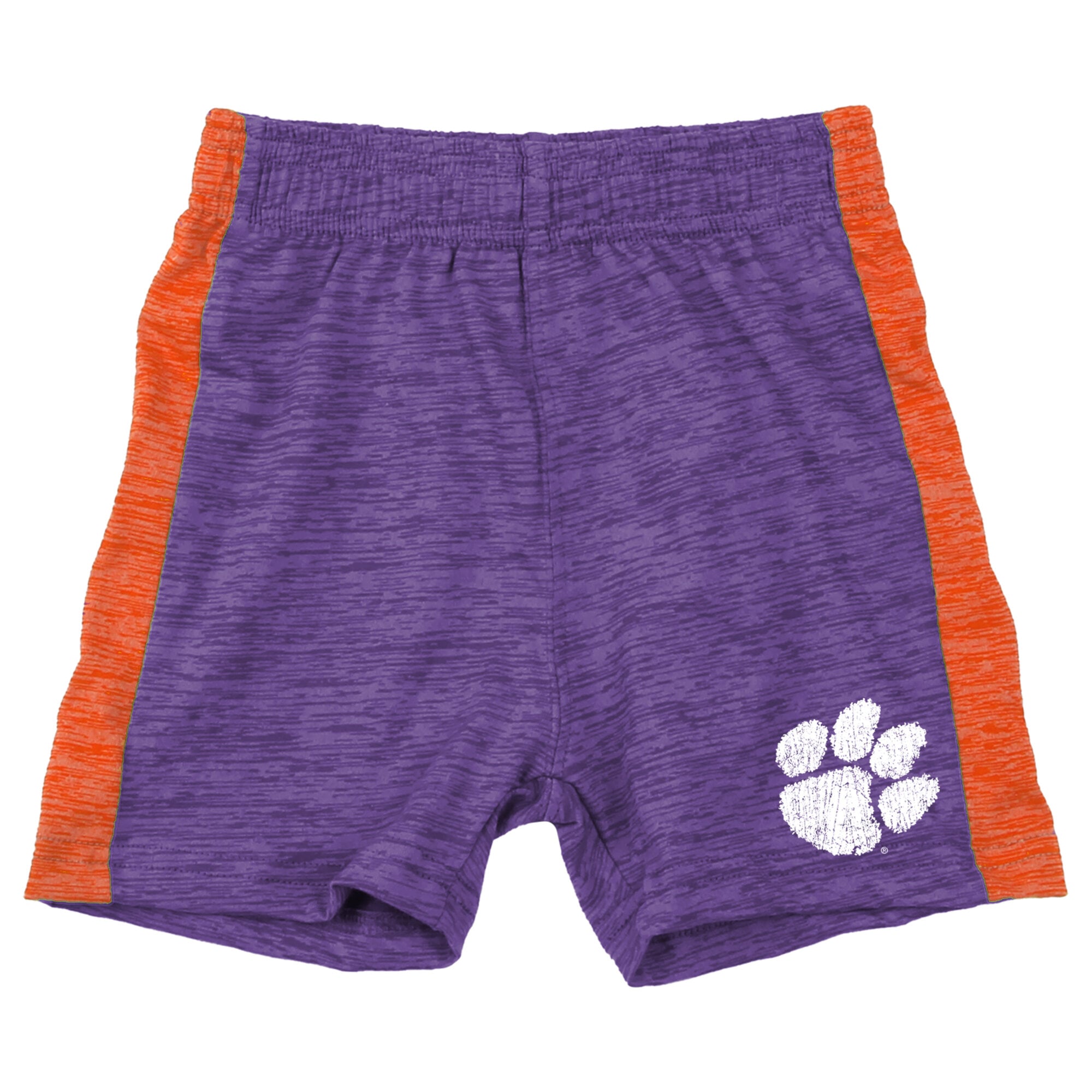 Ensemble t-shirt et short Wes & Willy Orange Clemson Tigers en laine nuageuse pour tout-petits