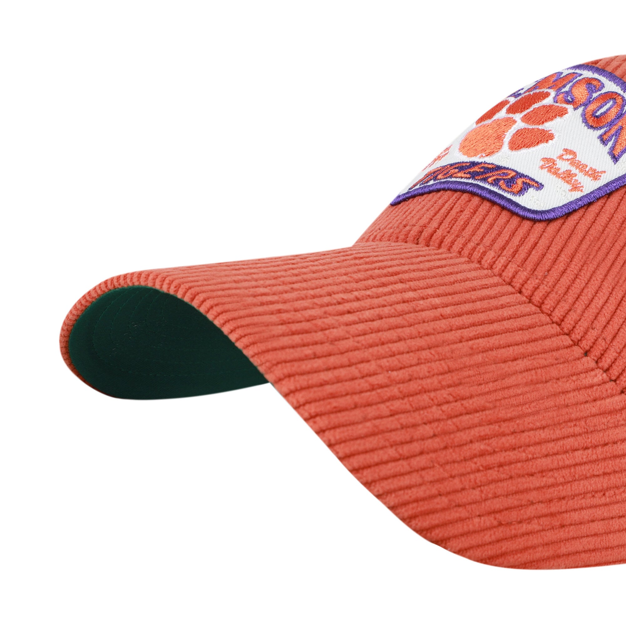 Casquette unisexe ajustable en velours côtelé orange Clemson Tigers '47 Accordia MVP