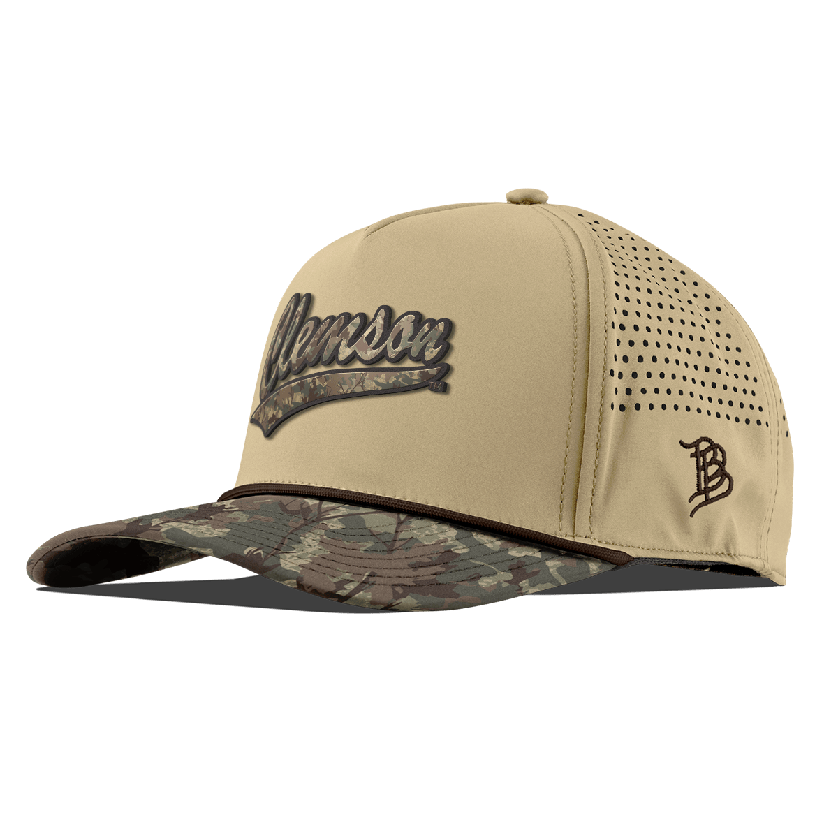 Casquette unisexe ajustable Bills couleur sable, motif camouflage Timber des Clemson Tigers