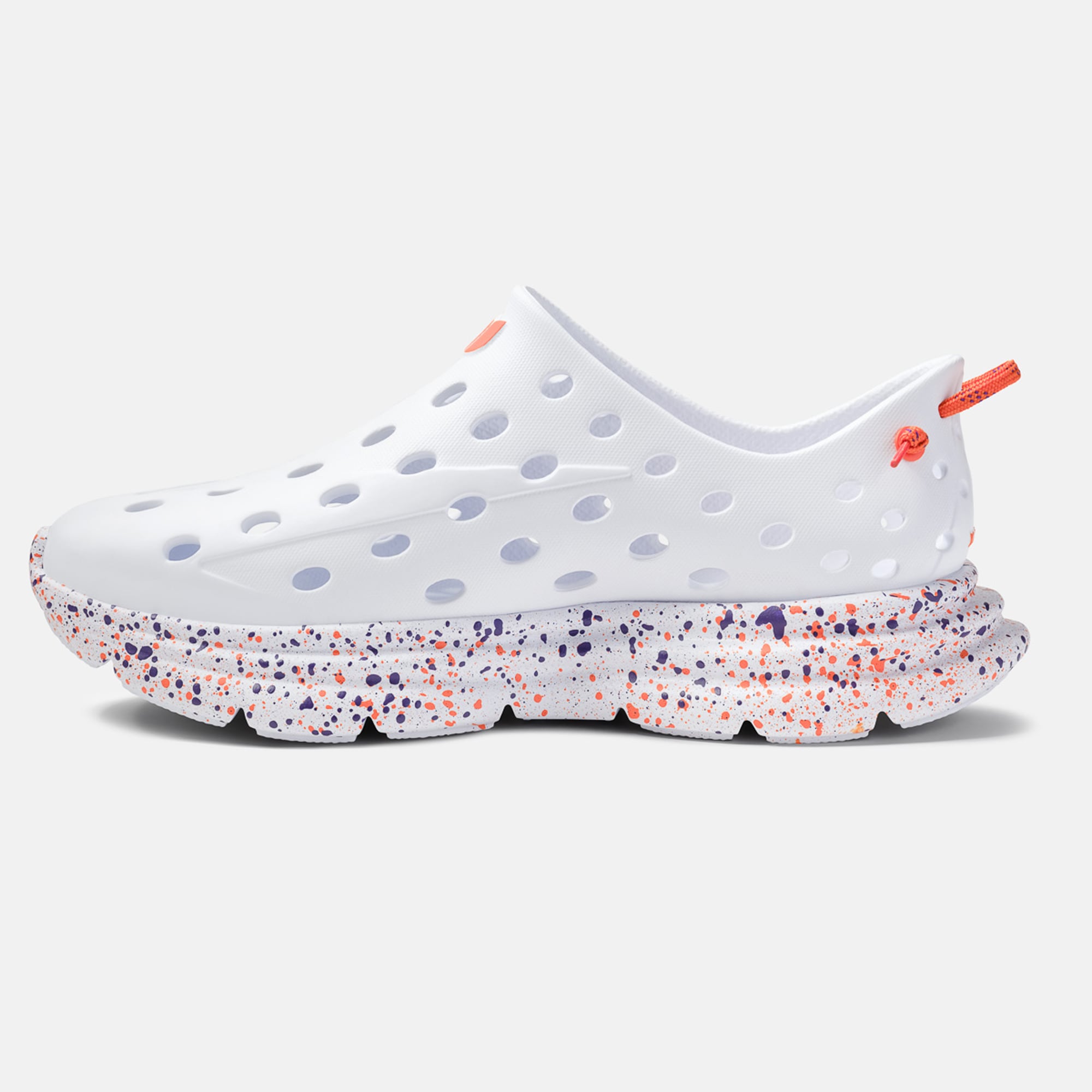 Chaussures unisexes Kane Footwear blanches à pois Clemson Tigers