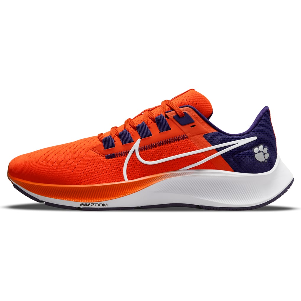 Unisex Nike Orange Clemson Tigers Zoom Pegasus 38 Running Shoe display picture 3
