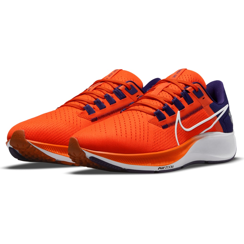 Unisex Nike Orange Clemson Tigers Zoom Pegasus 38 Running Shoe display picture 3
