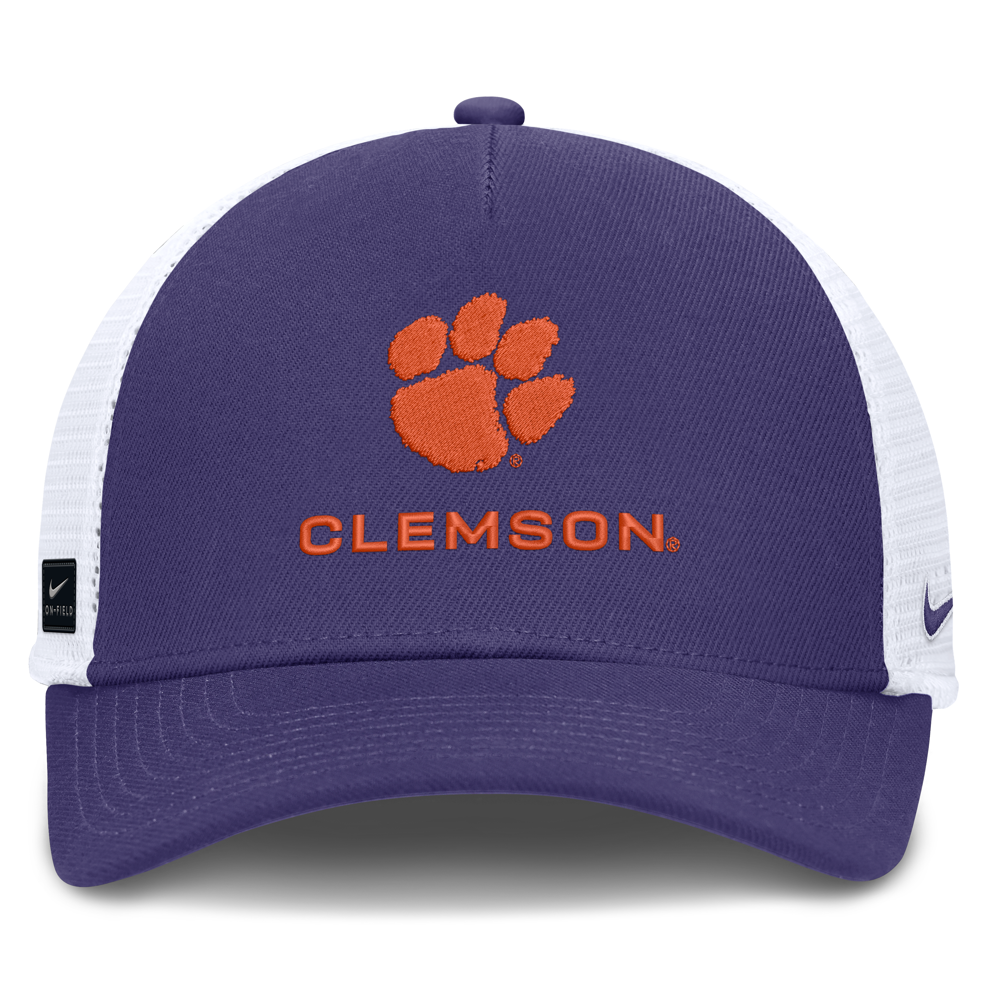 Casquette trucker unisexe Nike violette Clemson Tigers 2026 On-Field Gameday