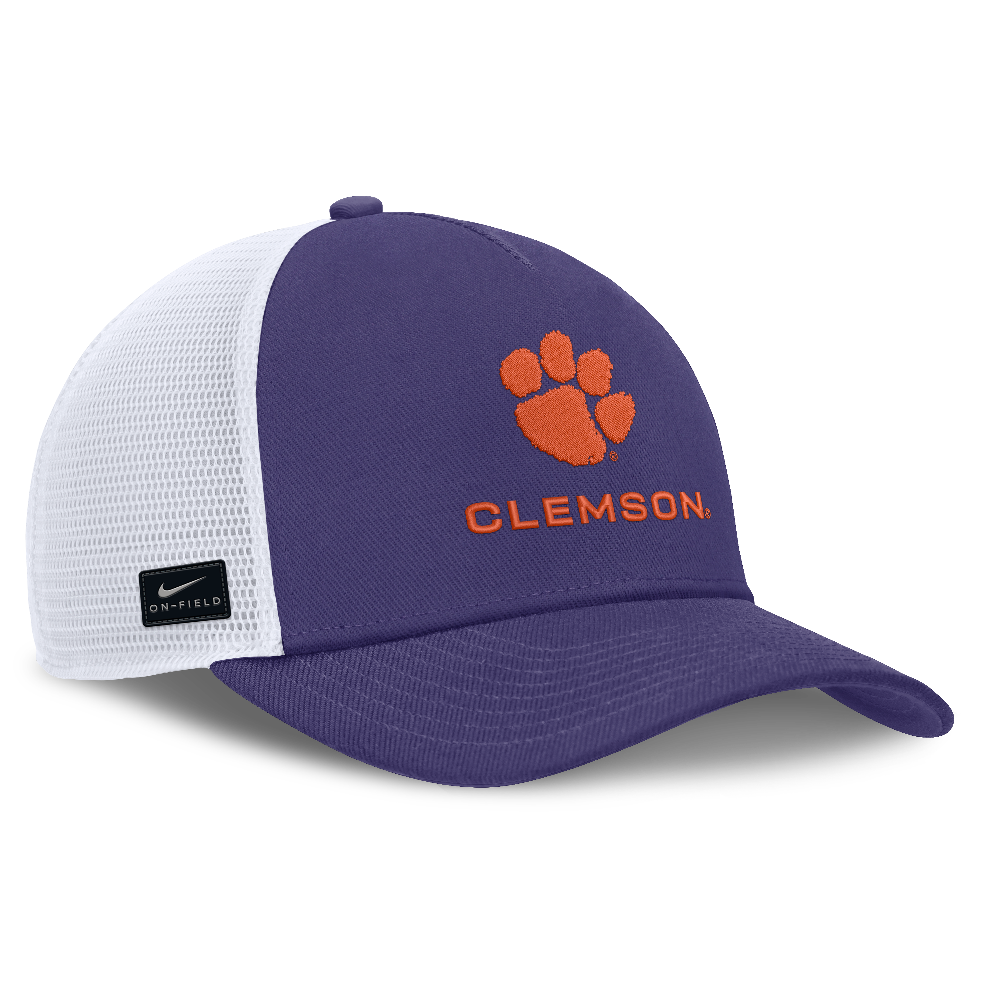 Casquette trucker unisexe Nike violette Clemson Tigers 2026 On-Field Gameday