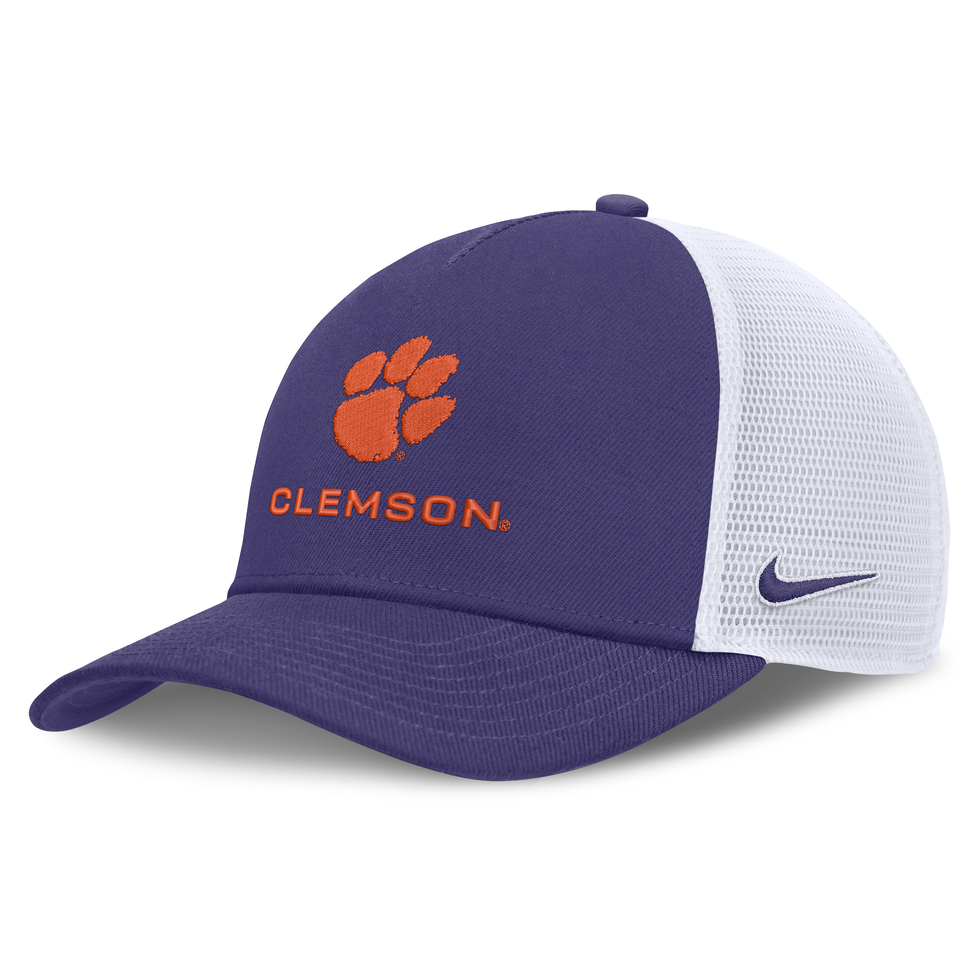 Casquette trucker unisexe Nike violette Clemson Tigers 2026 On-Field Gameday