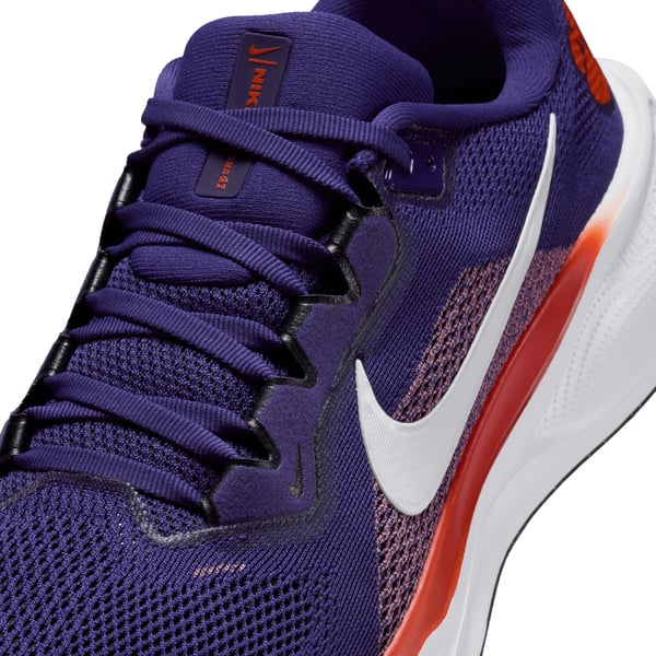 Unisex Nike Purple Clemson Tigers Zoom Pegasus 41 Running Shoes display picture 3