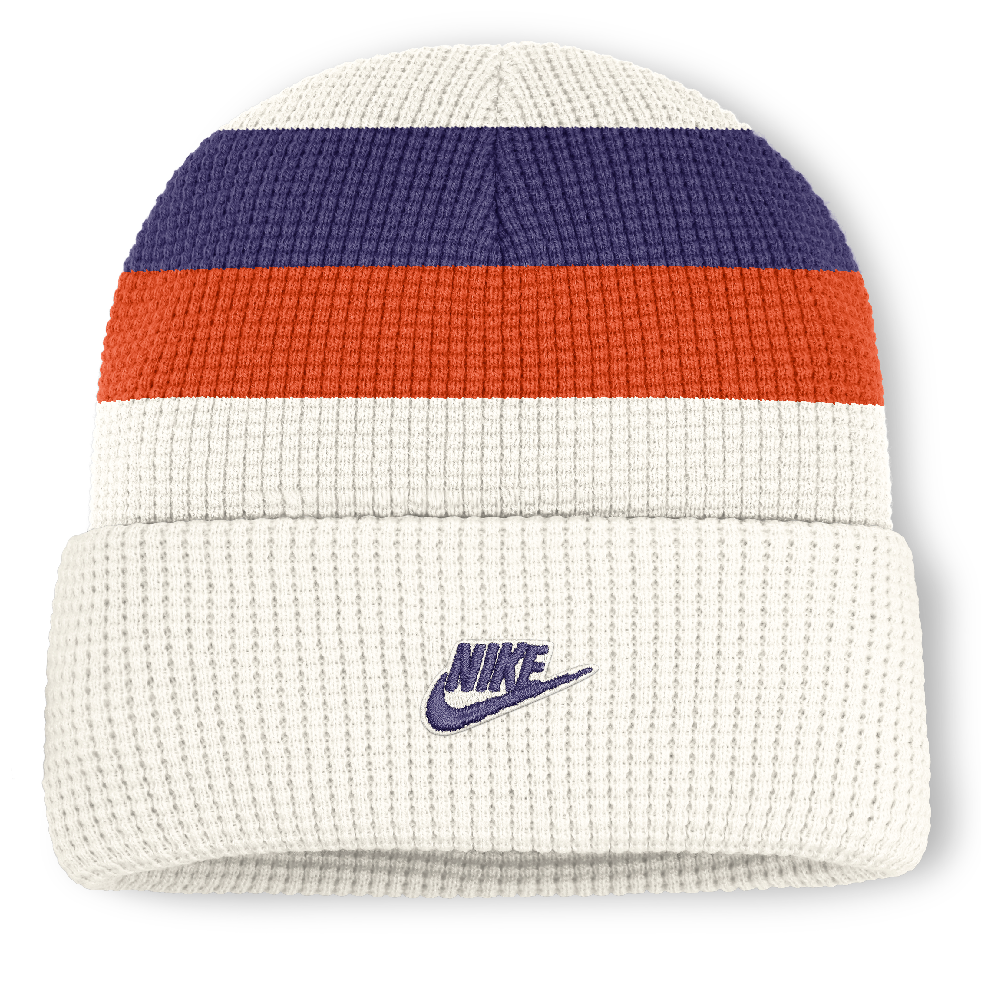 Bonnet unisexe Nike blanc Clemson Tigers Legacy Letter à revers