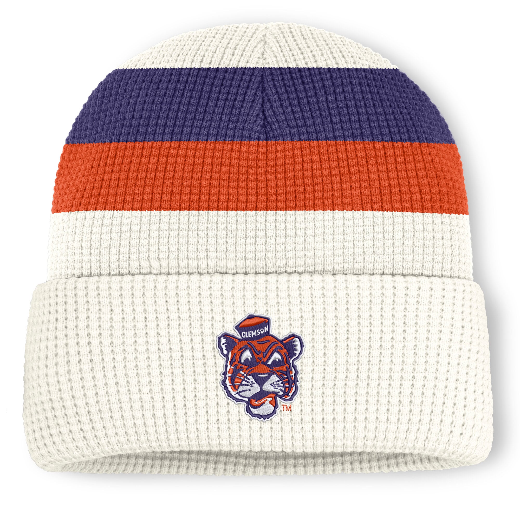 Bonnet unisexe Nike blanc Clemson Tigers Legacy Letter à revers