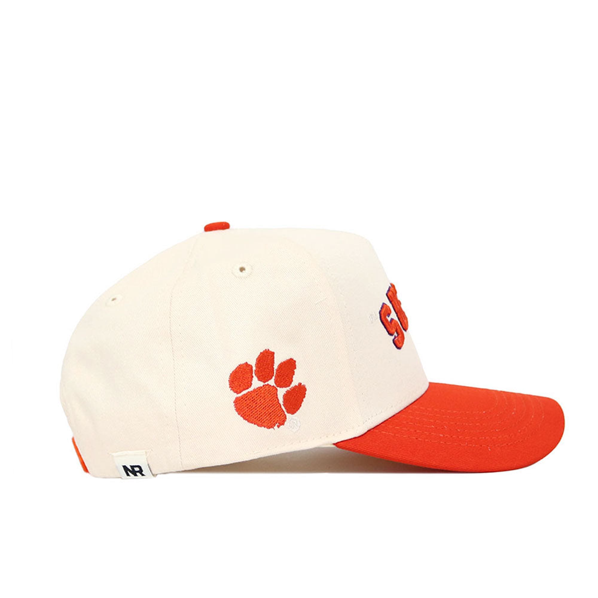 Casquette unisexe No Rivals naturelle/orange Clemson Tigers à couleurs classiques inversées, ajustable