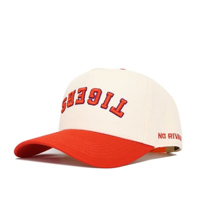Casquette unisexe Clemson Tigers No Rivals à couleurs classiques inversées et ajustable - Naturel/Orange