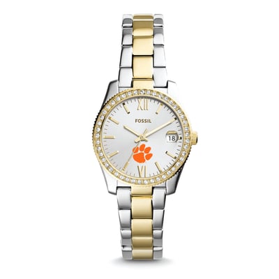 Ladies Clemson University Pro Two-tone Watch LogoArt Clemson University Pro Gold-tone Gents Watch  main image 4