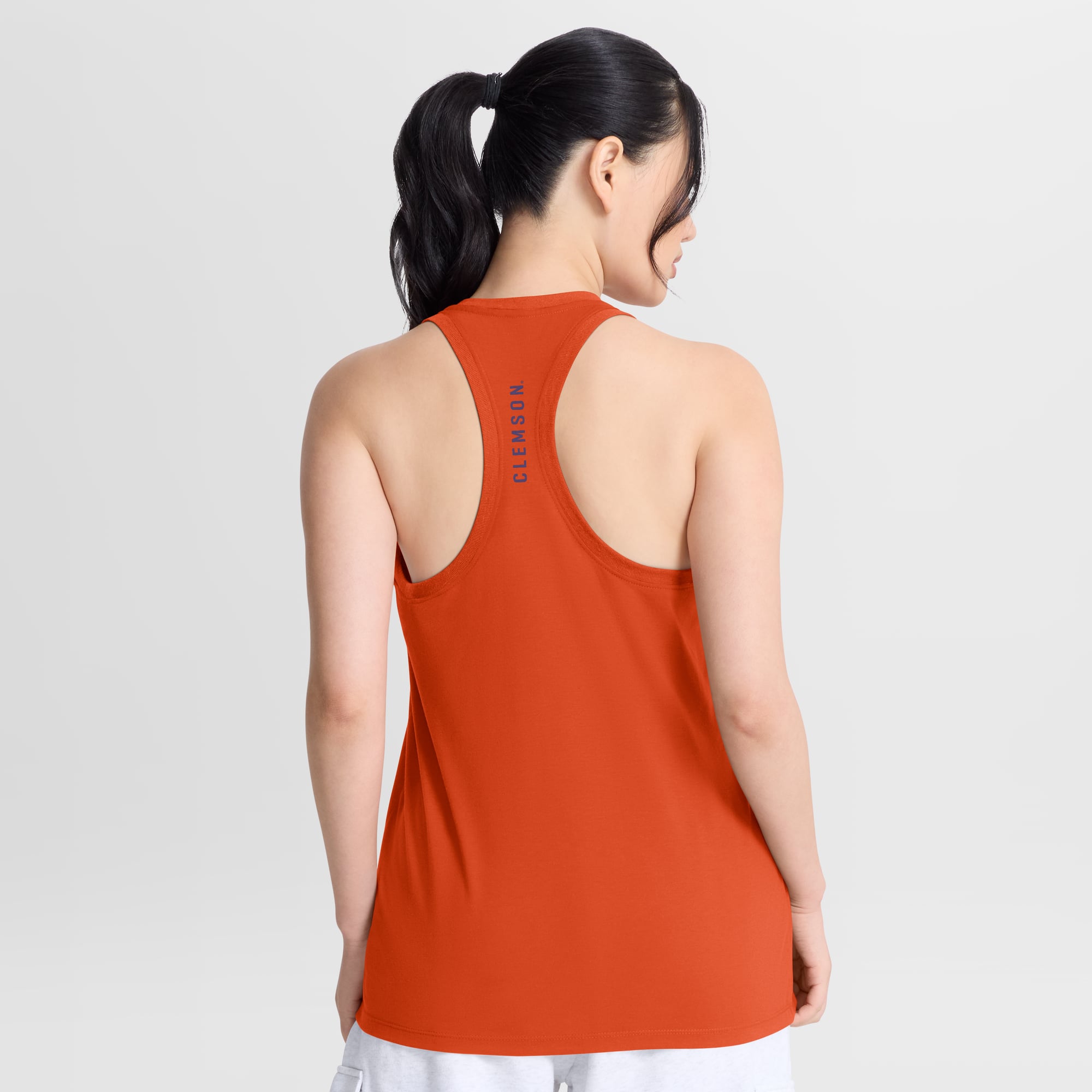 Débardeur dos nageur Nike violet Clemson Tigers pour femme