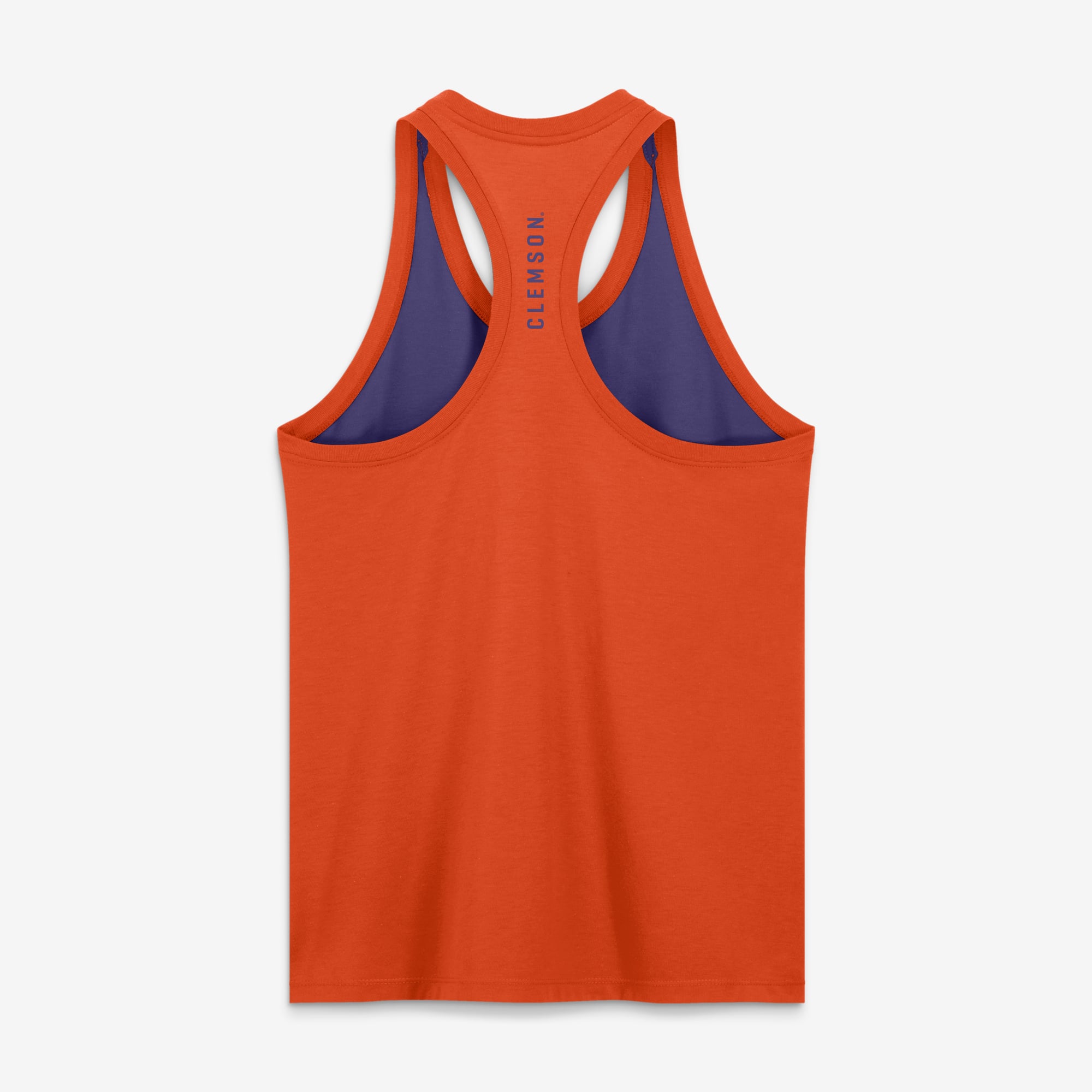 Débardeur dos nageur Nike violet Clemson Tigers pour femme