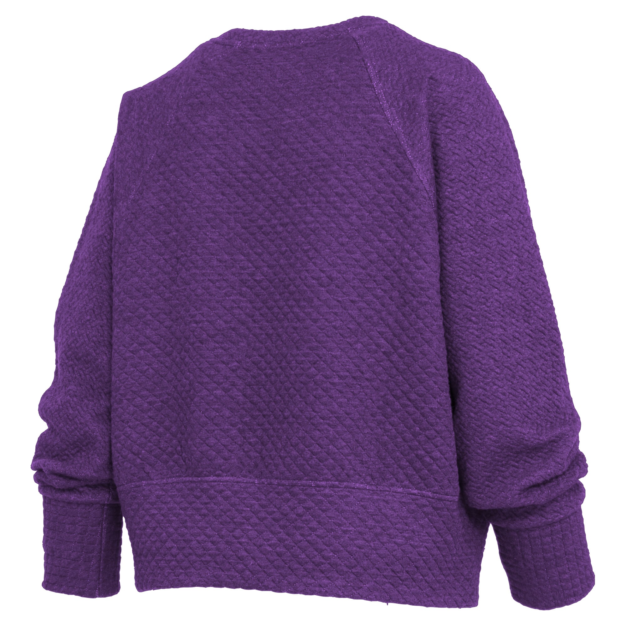 Sweat-shirt matelassé Champagne Nova pour femme, couleur violette, des Clemson Tigers de Pressbox