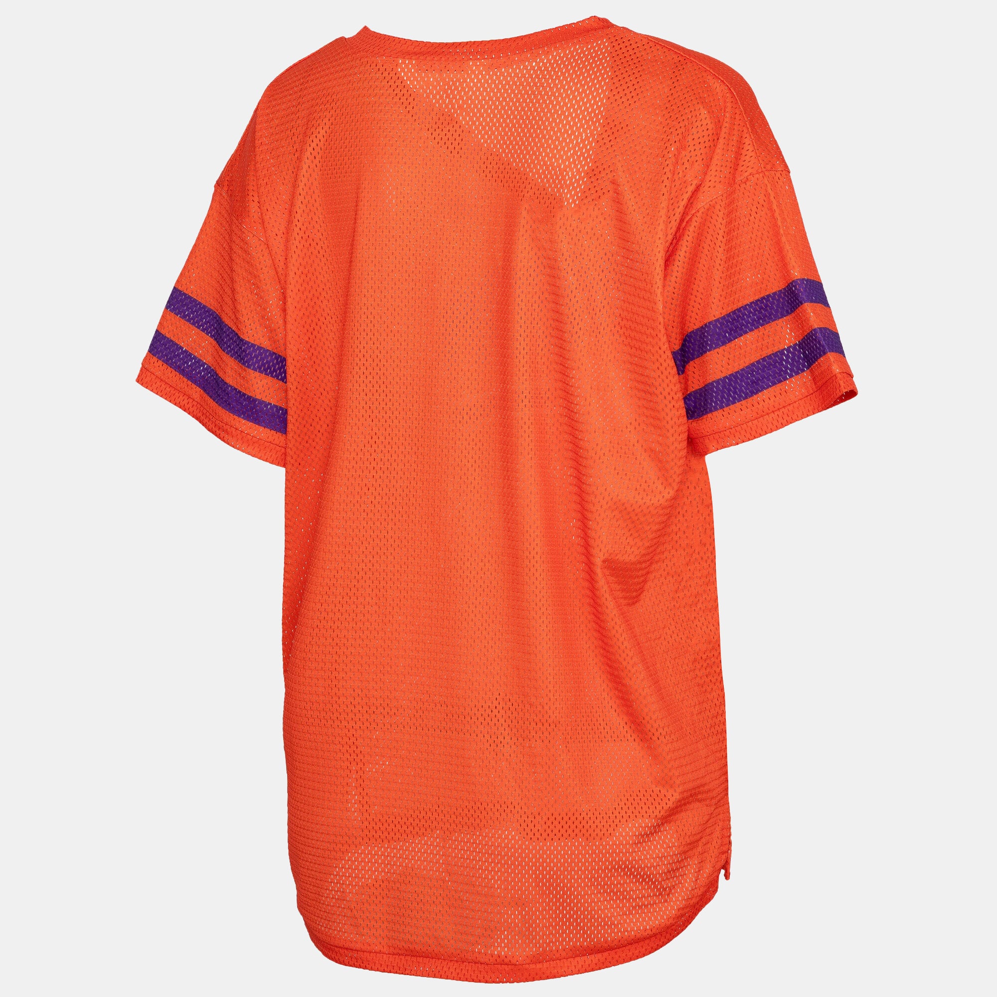 Women's ZooZatz Orange Clemson Tigers Mesh Jersey Kickoff T-Shirt