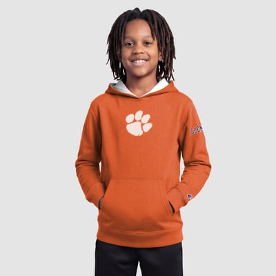  Clemson Tigers Champion Youth Fleece Hoodie - Orange