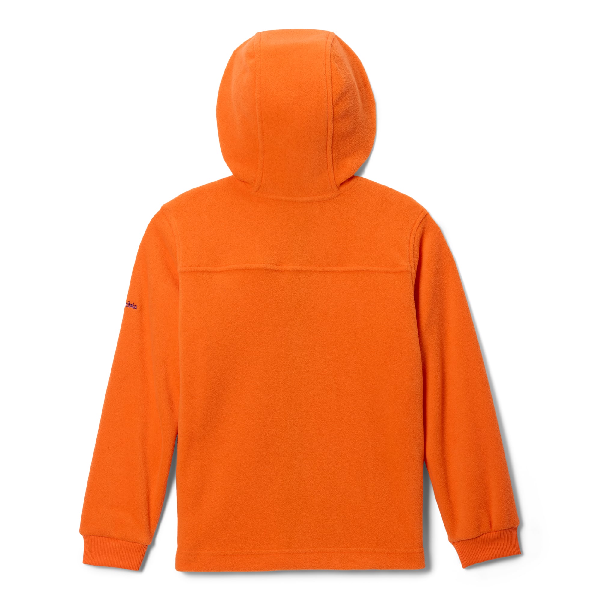 Sweat à capuche zippé en polaire Columbia Orange Clemson Tigers pour jeunes