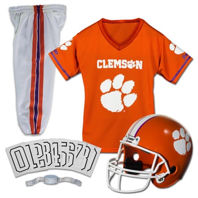 Clemson Tigers Franklin Sports Youth NCAA Deluxe Uniform Set