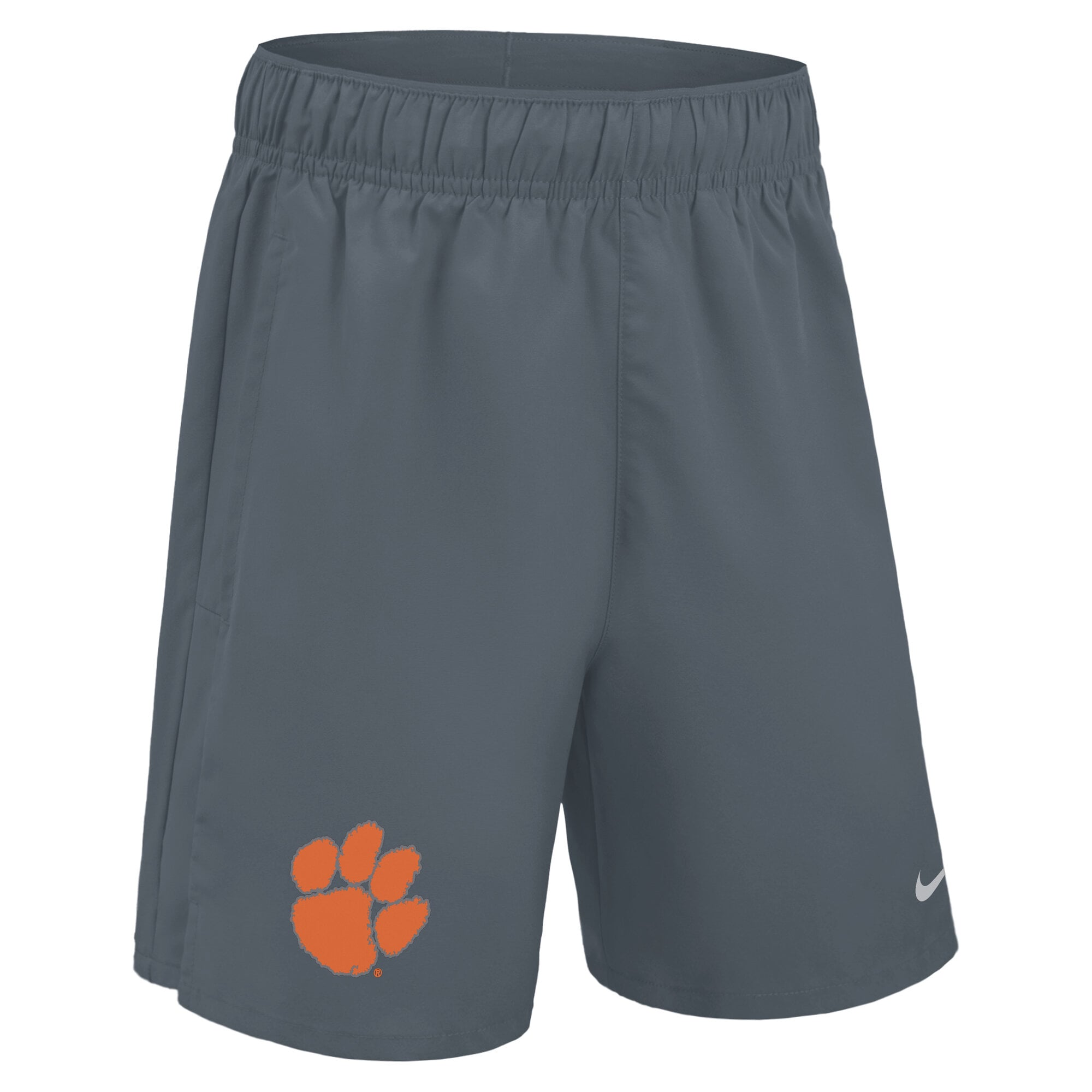 Youth Nike Gray Clemson Tigers Challenger Dri-FIT Shorts