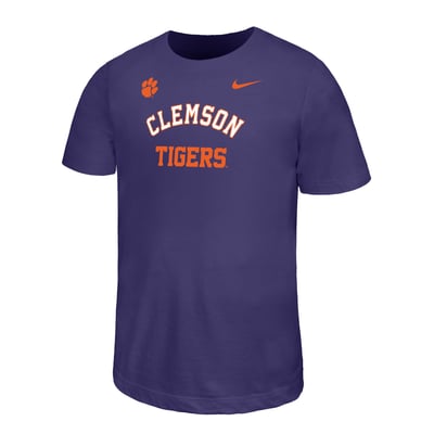 T-shirt Nike Legend Dri-FIT pour jeunes des Clemson Tigers - Violet