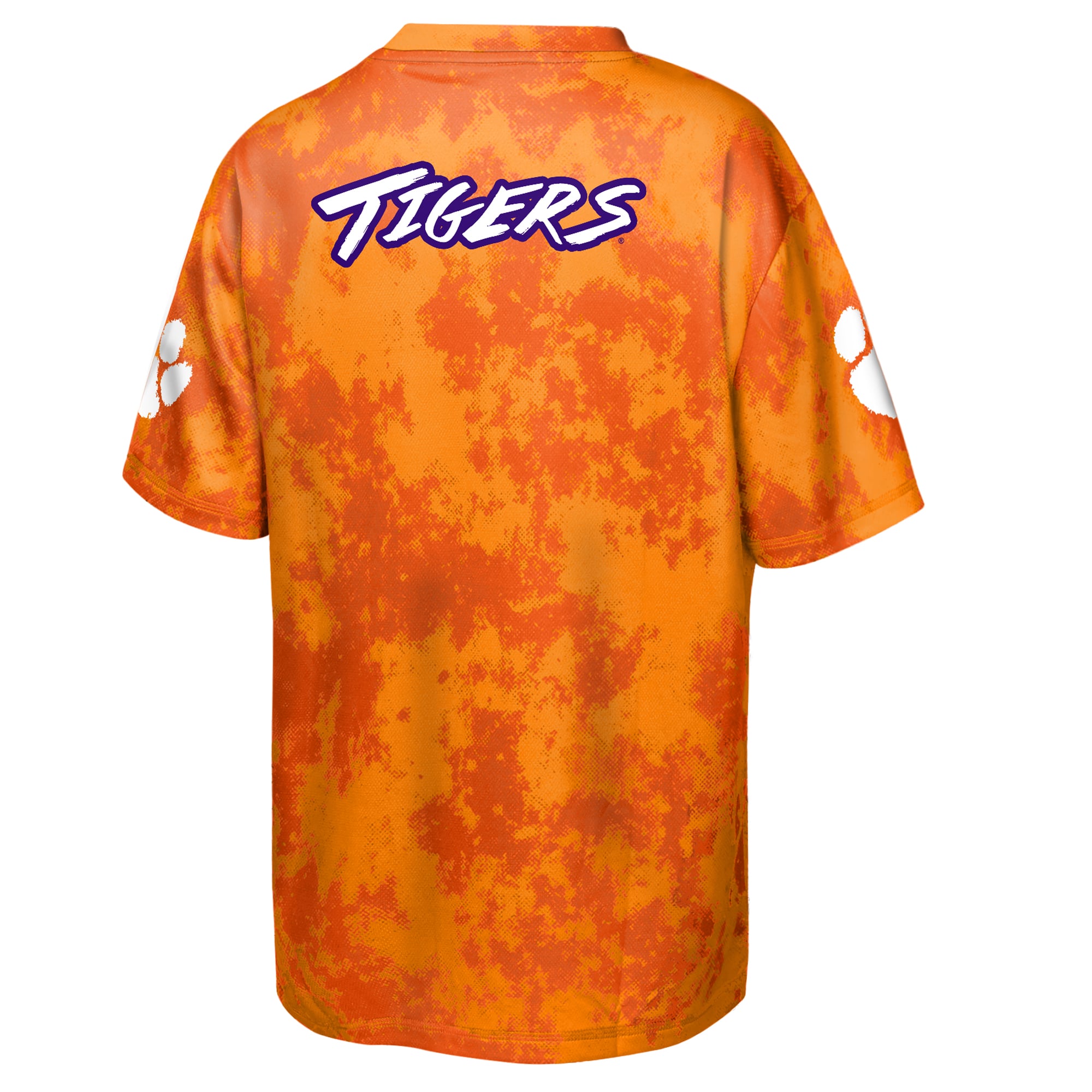 T-shirt sublimé Outerstuff orange pour jeunes Clemson Tigers, motif hors-jeu