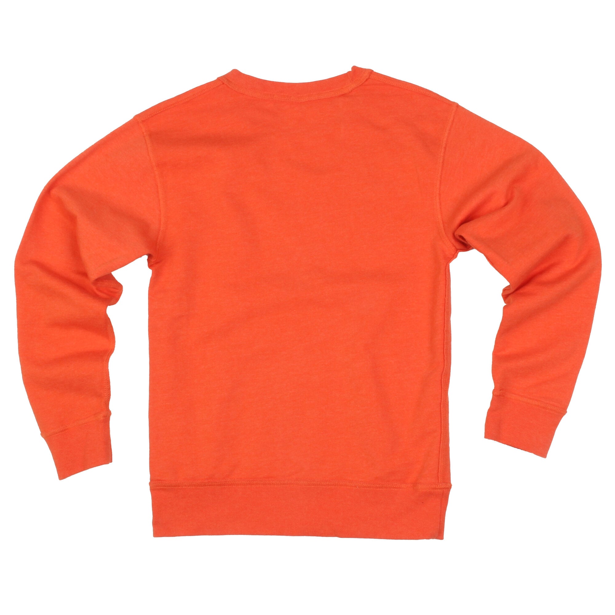 Youth Wes & Willy Orange Clemson Tigers Reversible Sweatshirt