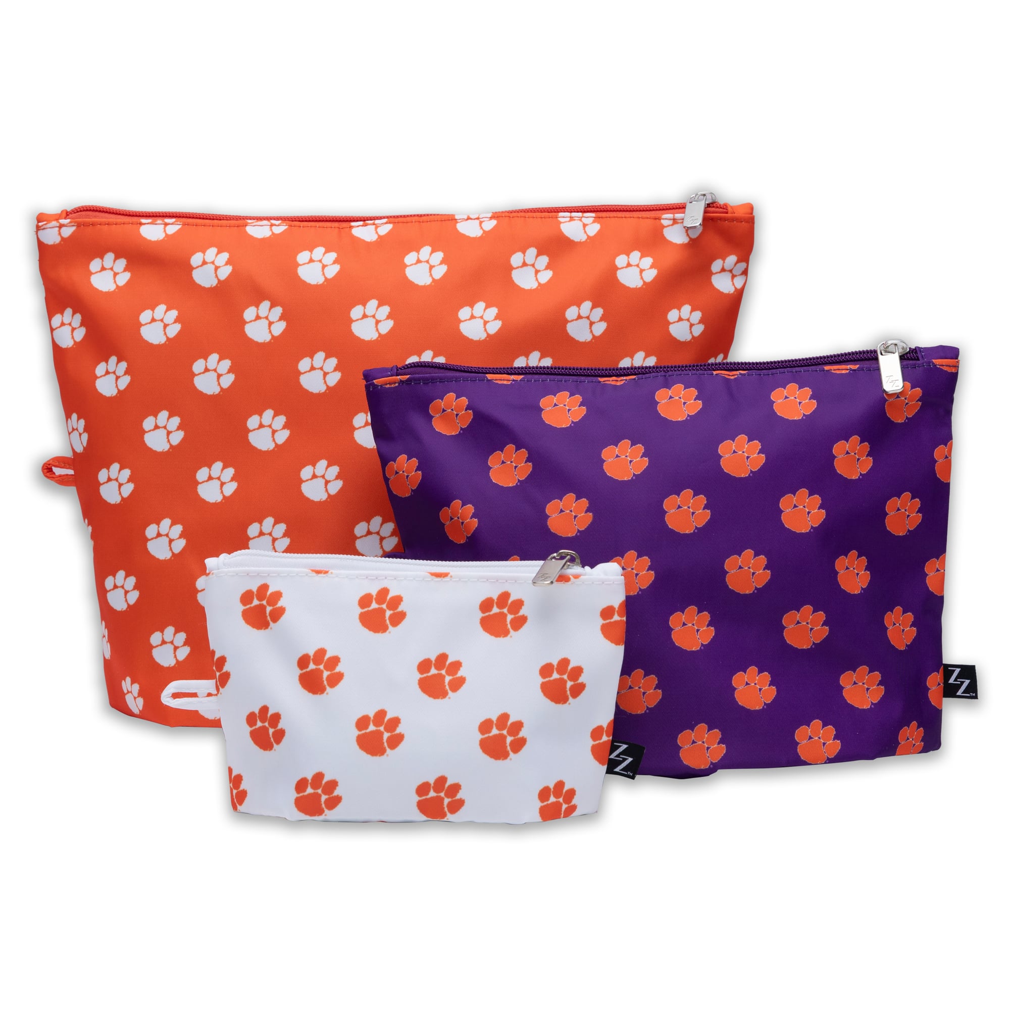 Ensemble de 3 pochettes ZooZatz Clemson Tigers