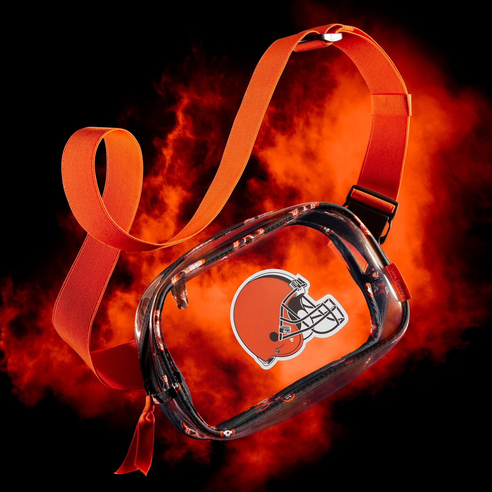 Cleveland Browns Vera Bradley Clear Small-Belt Bag