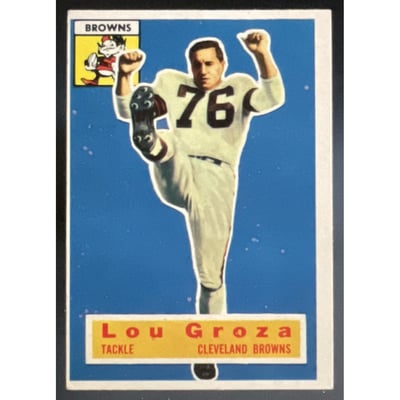 1956 Topps #9 Lou Groza