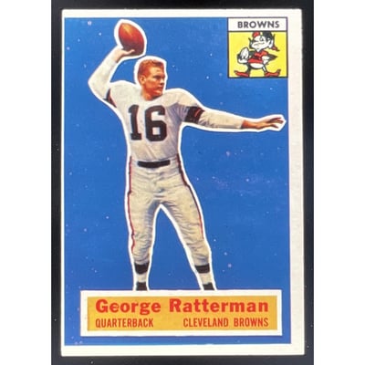 1956 Topps #93 George Ratterman