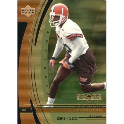 1999 Black Diamond Final Cut #28 Leslie Shepherd