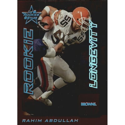 1999 Leaf Rookies and Stars Longevity #226 Rahim Abdullah