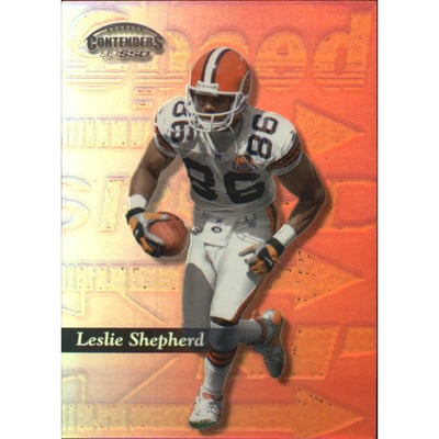 1999 Playoff Contenders SSD Speed Red #88 Leslie Shepherd