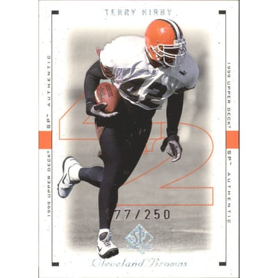 1999 SP Authentic Excitement #19 Terry Kirby