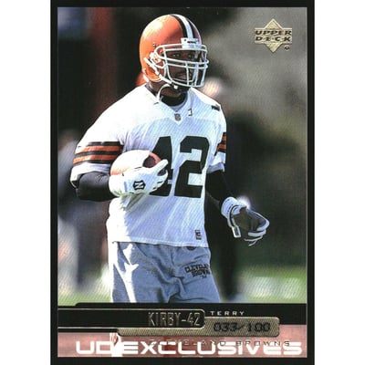1999 Upper Deck Exclusives 100 #52 Terry Kirby