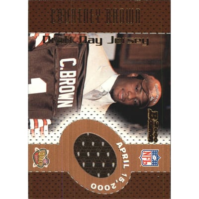 2000 Bowman Draft Day Relics #CB Courtney Brown