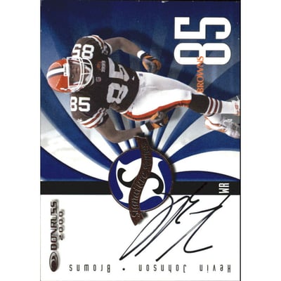 2000 Donruss Signature Series Blue #35 Kevin Johnson