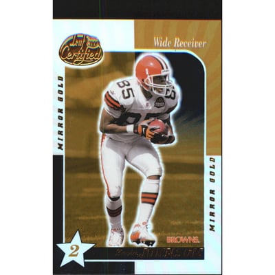 2000 Leaf Certified Mirror Gold #107 Kevin Johnson
