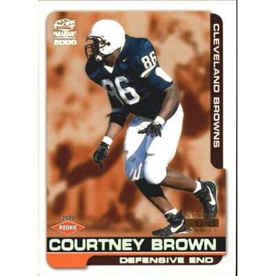 2000 Paramount HoloSilver #54 Courtney Brown