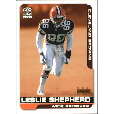 2000 Paramount HoloSilver #61 Leslie Shepherd