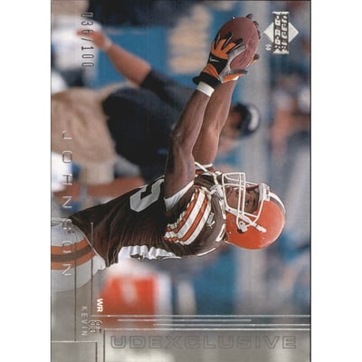 2000 Upper Deck Exclusives Silver #53 Kevin Johnson