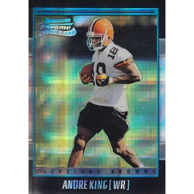 2001 Bowman Chrome Xfractors #191 Andre King