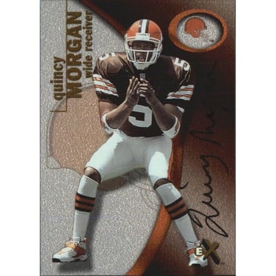 2001 E-X Rookie Autographs #119 Quincy Morgan/125*