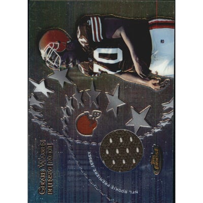 2001 Finest Rookie Premiere Jerseys #RPJGW Gerard Warren A