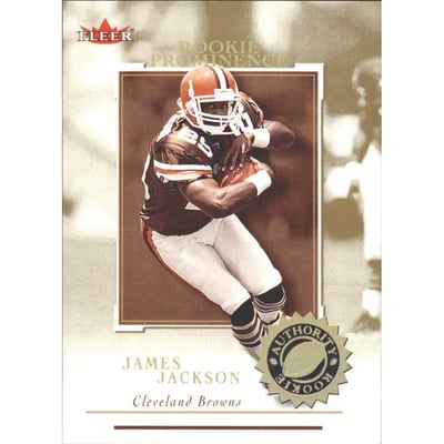 2001 Fleer Authority Prominence 75 #121 James Jackson