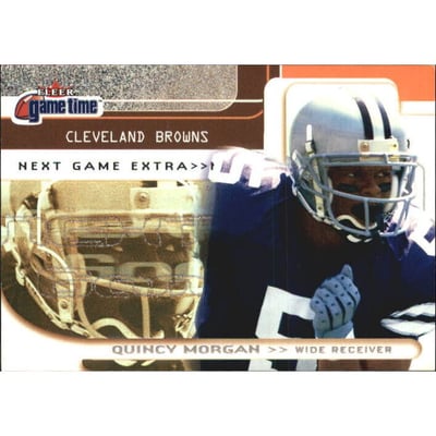 2001 Fleer Game Time Extra #119 Quincy Morgan