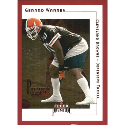 2001 Fleer Premium Star Ruby #234 Gerard Warren